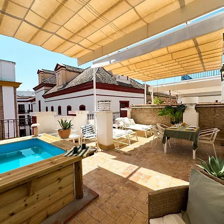 Daire Isg Precioso Atico Con Terraza Privada En El Centro- Free Parking Sevilla